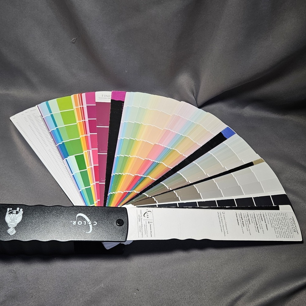 Sherwin Williams Color Fan Paint Swatches Samples Deck Book Chips‎ 2001 CS 9/07